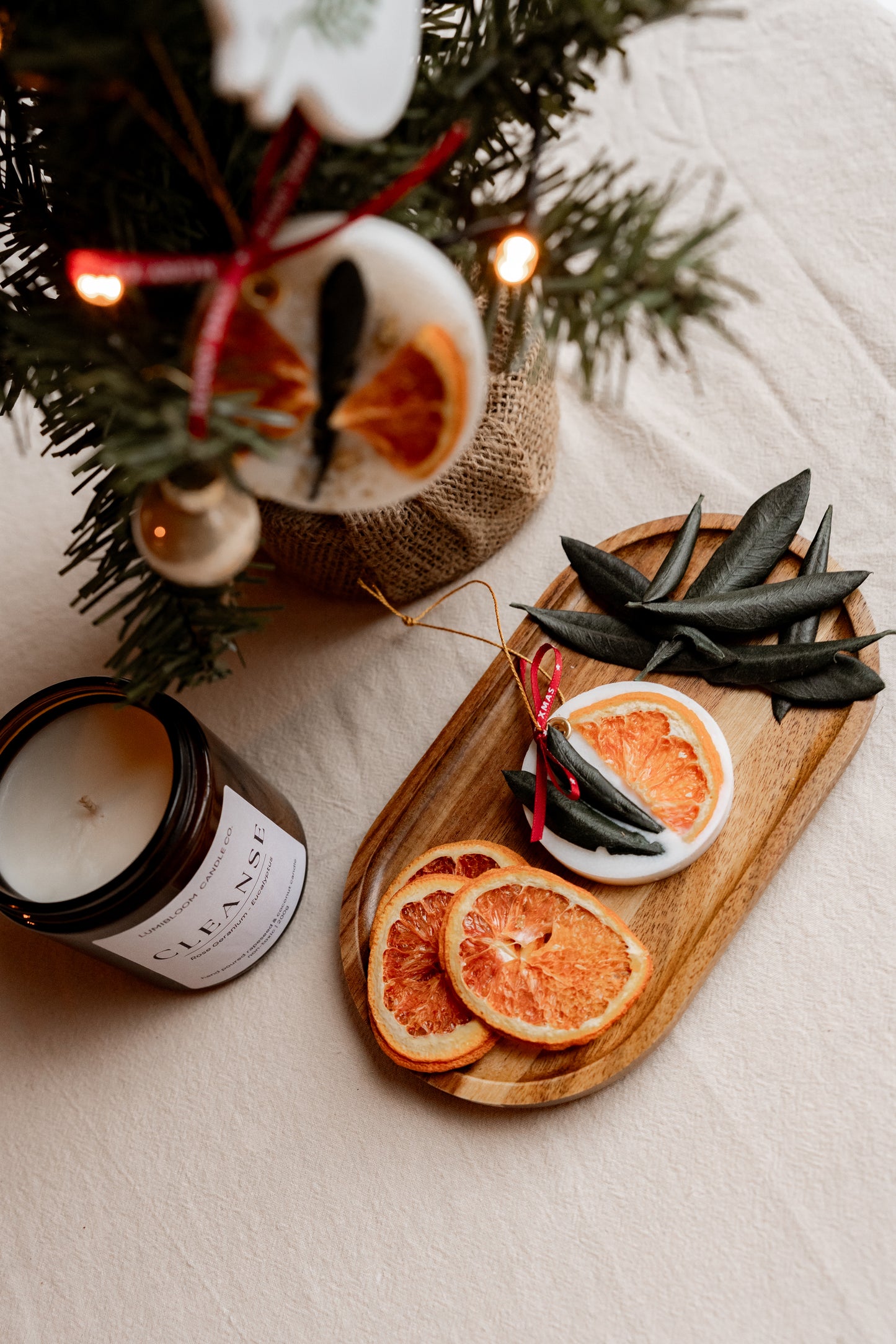 Christmas Punch Hangers