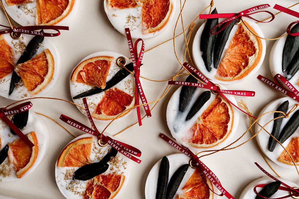 Christmas Punch Hangers