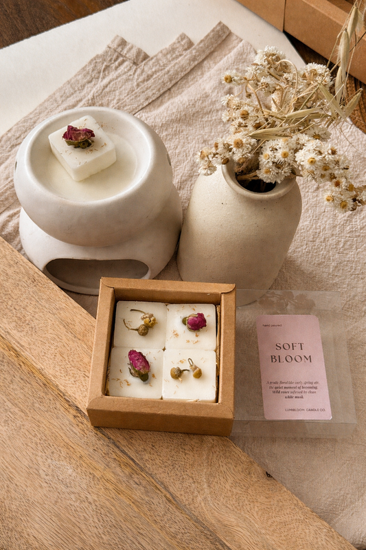 Soft Bloom - Becoming Collection (Wild Rose & White Musk Wax Melt)